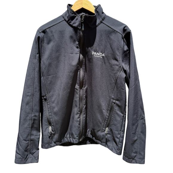 Panda Express Chinese Kitchen Black Shell Jacket Port Authority Size Medium - Picture 1 of 7